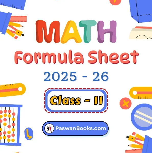 Class 11 Math Formula Sheet