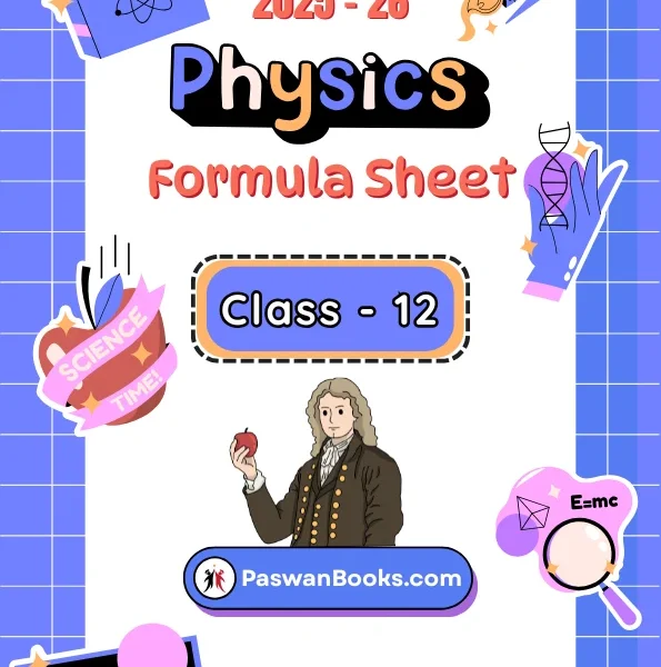 Class 12 Physics Formula Sheet